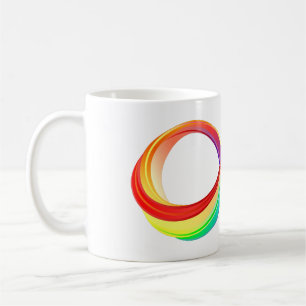 Layered Rainbow Infinity Symbol Kaffeetasse