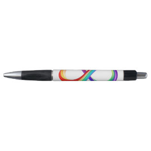Layered Rainbow Infinity Symbol Kugelschreiber