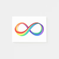 Layered Rainbow Infinity Symbol