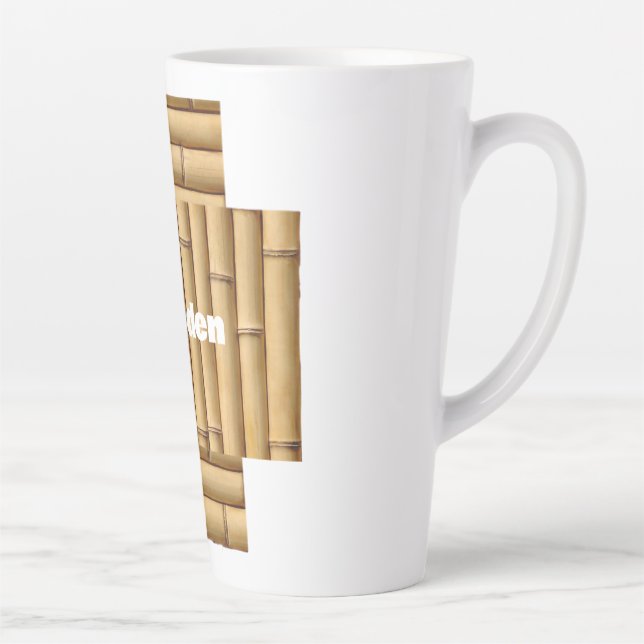 Layers of Bamboo Rhythm in Bamboo Natural Repetiti Milchtasse (Rechts)