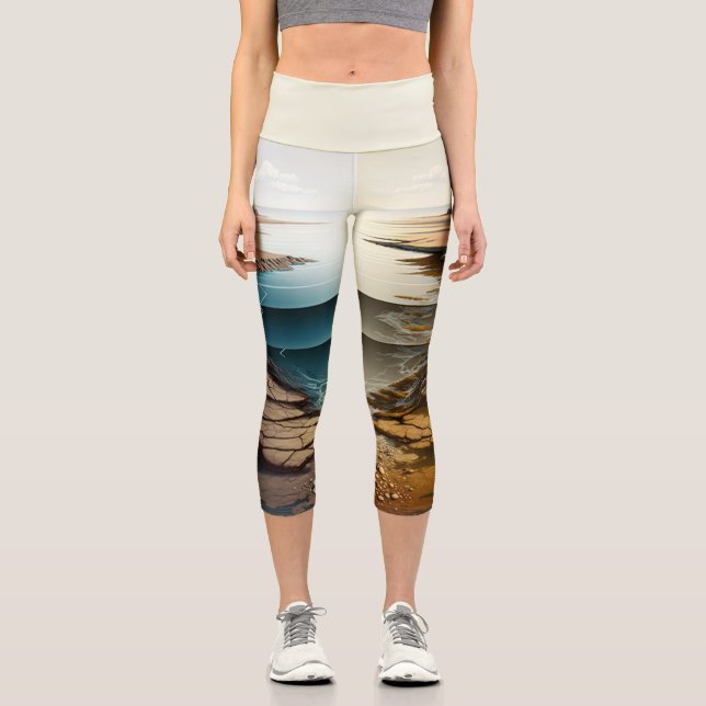 Layers Unveiled Capri Leggings (Vorderseite)