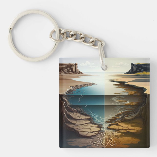 Layers Unveiled Schlüsselanhänger (Vorderseite)