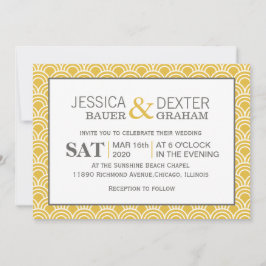 Layerte Scallops Einladung