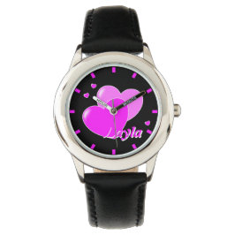 Layla - Ihr Individuelle Name Vorlage Niedlich ros Armbanduhr