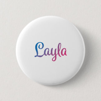 Layla stilvoller Cursive Button