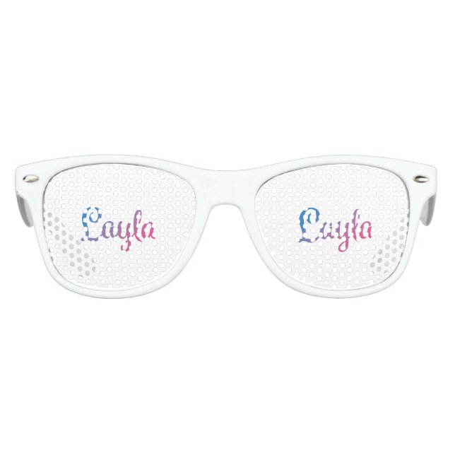 Layla Stylish Cursive Sonnenbrille (Vorderseite)