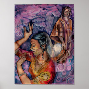 Layla und Madman von Portia St. Luke Poster