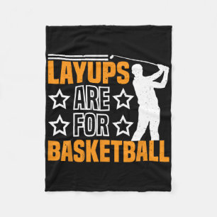 Layups sind für Sketll Golf Humor Sport ------ Fleecedecke