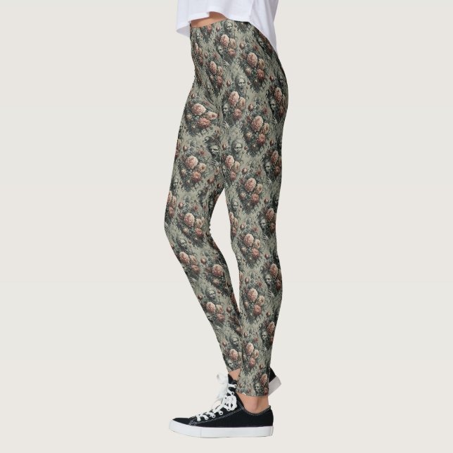 🩸 Lazarus Weeps - Gothic Viktorianisch Delirium Leggings (Links)