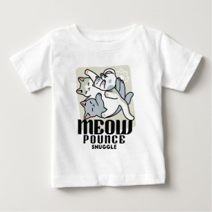 Laze Furdays - Niedliche Lazy Cats Design Baby T-shirt