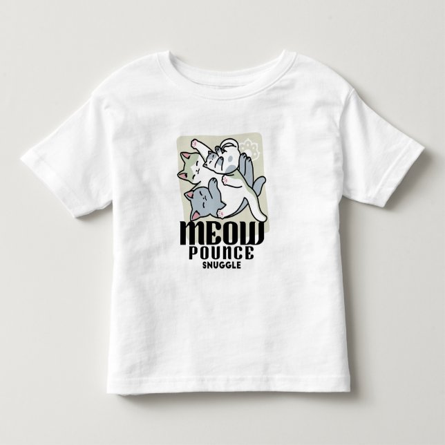 Laze Furdays - Niedliche Lazy Cats Design Kleinkind T-shirt (Vorderseite)