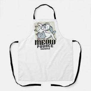 Laze Furdays - Niedliche Lazy Cats Design Schürze