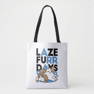 Laze Furdays - Niedliche Lazy Cats Design Tasche
