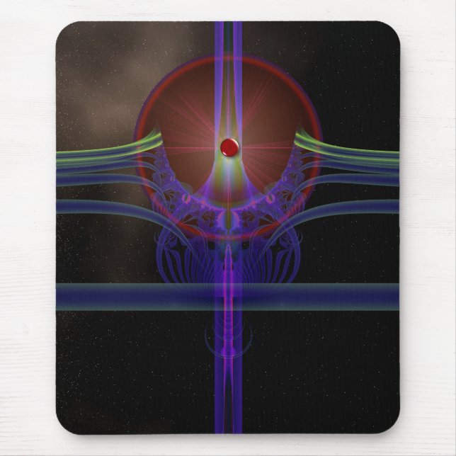 Lazer Stern-Explosion Mousepad (Vorne)