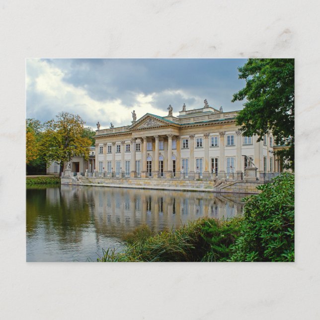 Łazienki Palace Warschau Polen Postkarte (Vorderseite)