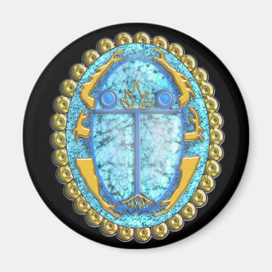 Lazuliscarabäus Magnet