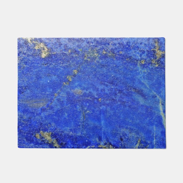 Lazurite Lapis Edelstein Fußmatte (Vorderseite)