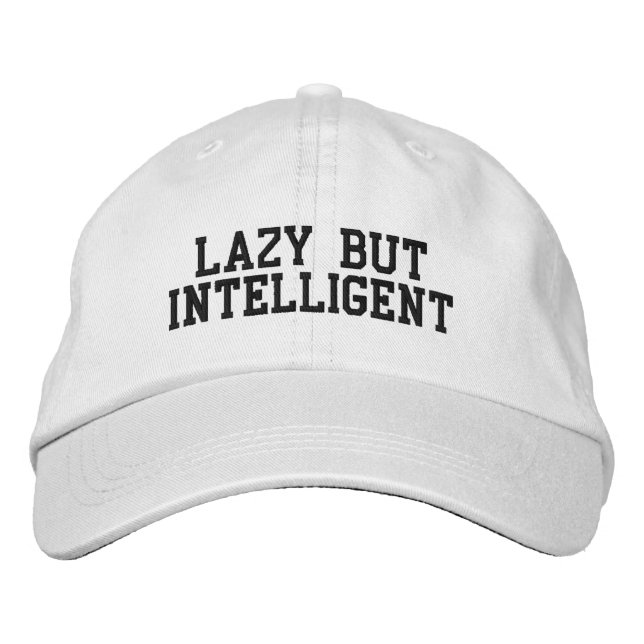 LAZY, ABER INTELLIGENT HUT VON LBI APPAREL (Vorderseite)