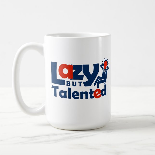 Lazy, aber talentiert kaffeetasse (Links)