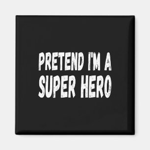 Lazy, als wäre ich ein Super-Helden-Halloween oder Magnet