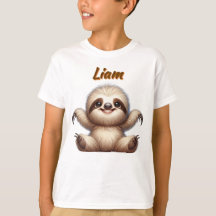 Lazy Baby Sloth - T-shirt pour enfants personnalis