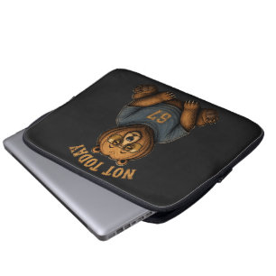 Lazy Bear 'Nicht heute' 67 Grafik Laptop Hülle - H Laptopschutzhülle