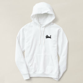 Lazy Black Cat T - Shirt - Entspanntes und spieler