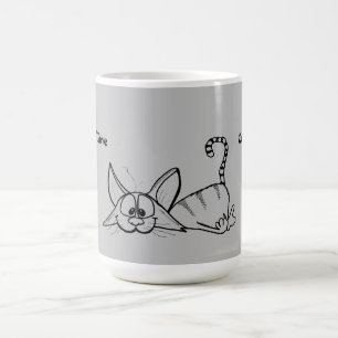 LAZY CAT CAFÉ MUG