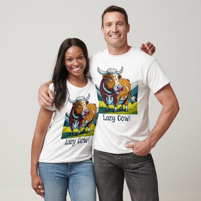 Lazy Cow T - Shirt (Unisex)