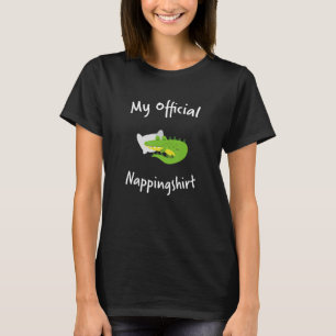 Lazy Crocodile Crocodiles Nickerchen Schlafen Schl T-Shirt