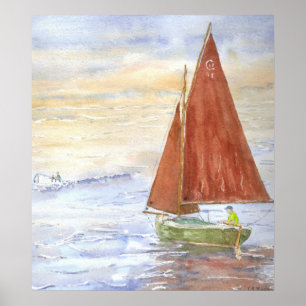 Lazy-Day Sail Poster