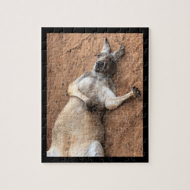 Lazy Days Kangaroo Jigsaw Puzzle (Vertikal)
