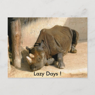 Lazy Days ! Postkarte