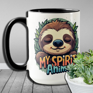 Lazy Days Sloth Lover spendet meinem Geist Animal Tasse