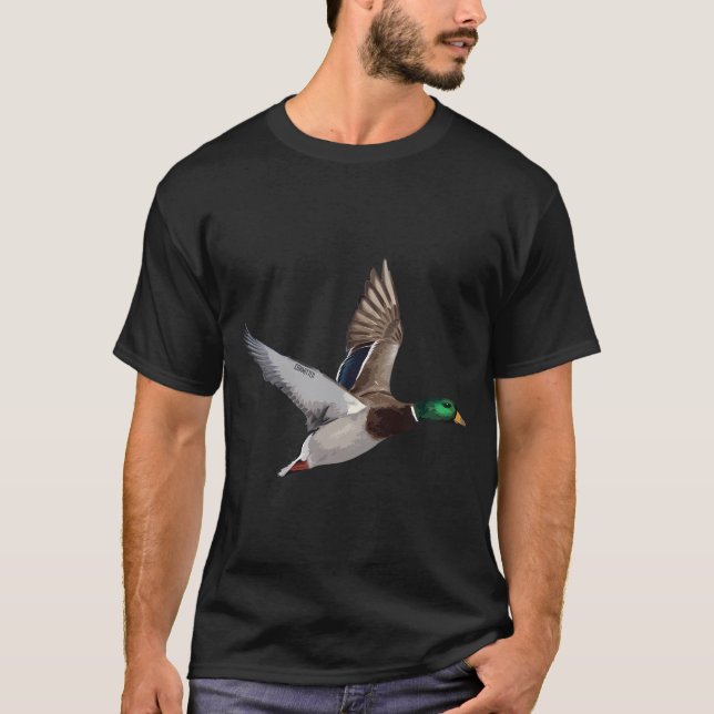 Lazy Drake - Entenjagd Shirt durch zugesetztes Was (Vorderseite)