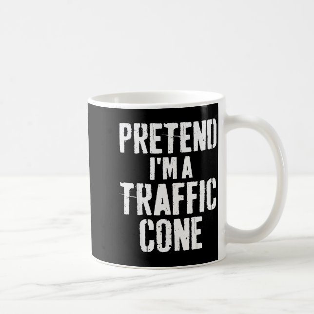 Lazy Easy Halloween Costume Pretend I'm A Traffic  Kaffeetasse (Rechts)