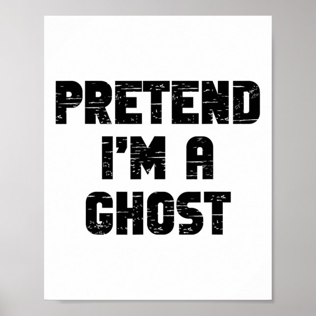 Lazy Easy, so zu tun, als wäre ich ein Geist Party Poster (Vorne)