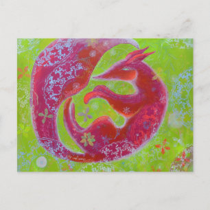 Lazy Fox. Postkarte