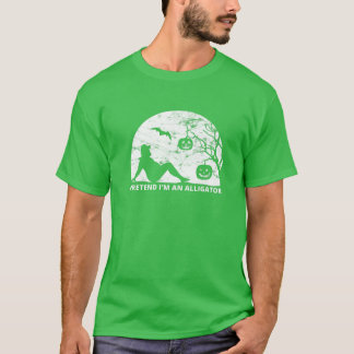 Lazy Halloween-Kostüm, als wäre ich ein Alligator T-Shirt