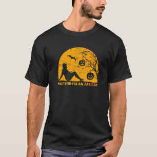 Lazy Halloween Kostüm Shirt vorgeben, im Apricot z