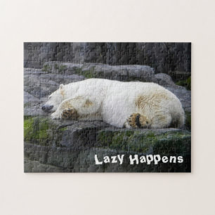 Lazy Happens Polar Bear