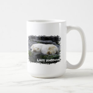 Lazy Happens Polar Bear Kaffeetasse