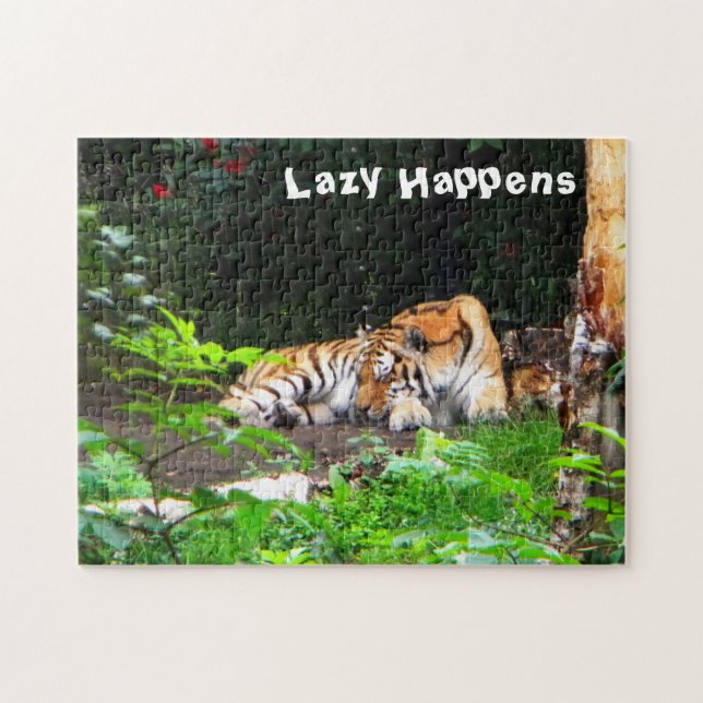 Lazy Happens Siberian Tiger (Horizontal)
