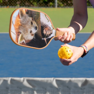 Lazy kleine rote Panda Pickleball Schläger