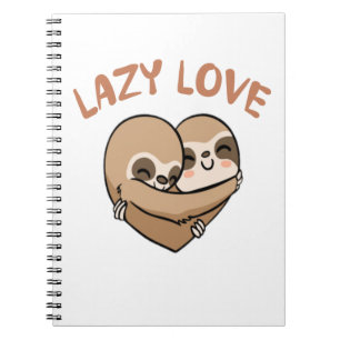 Lazy Liebe Notizblock