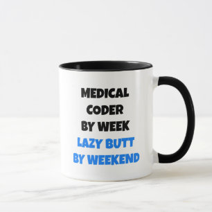Lazy Medical Coder Tasse