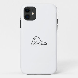 Lazy Niedlich Polar Bear Animal Lover Case-Mate iPhone Hülle