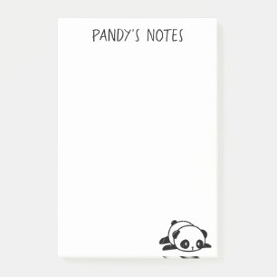 Lazy Panda Bear Post-it® Notes 4 x 6 Post-it Klebezettel