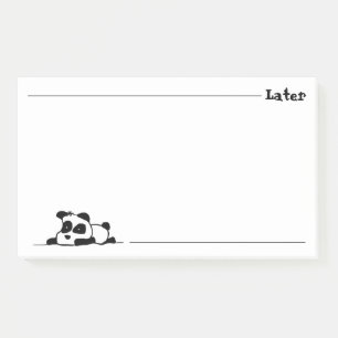 Lazy Panda Post-it Klebezettel
