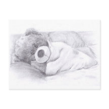 Lazy, schläfriger Teddybär